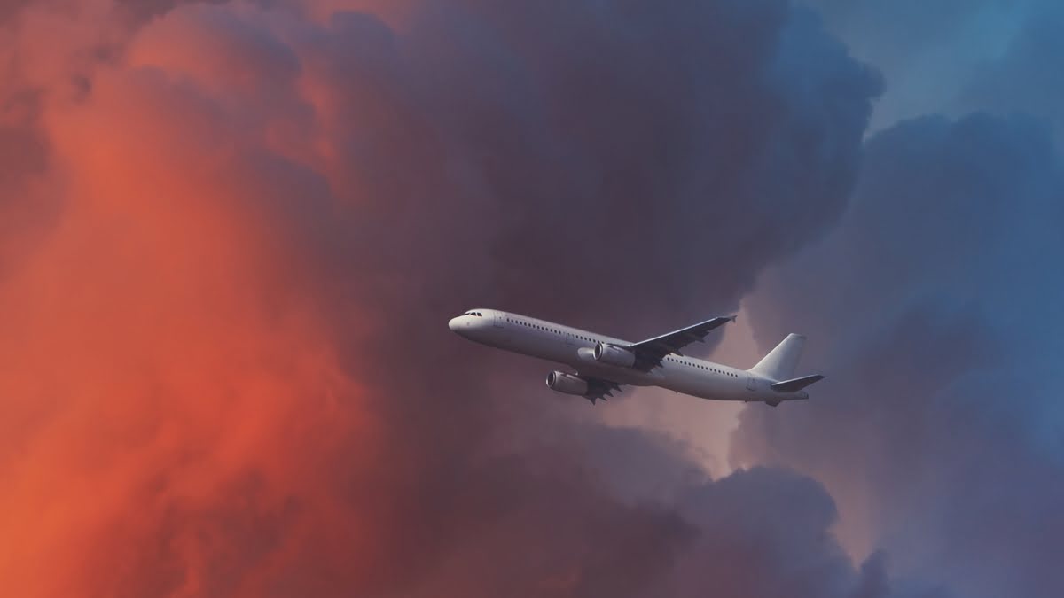 Turbulencje w samolocie